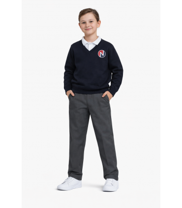 Pantalón colegial gris largo Colegio Nervión